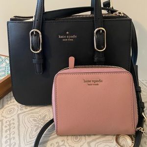 Authentic Small Kate Spade Cross Body with opposite color matching small Wallet